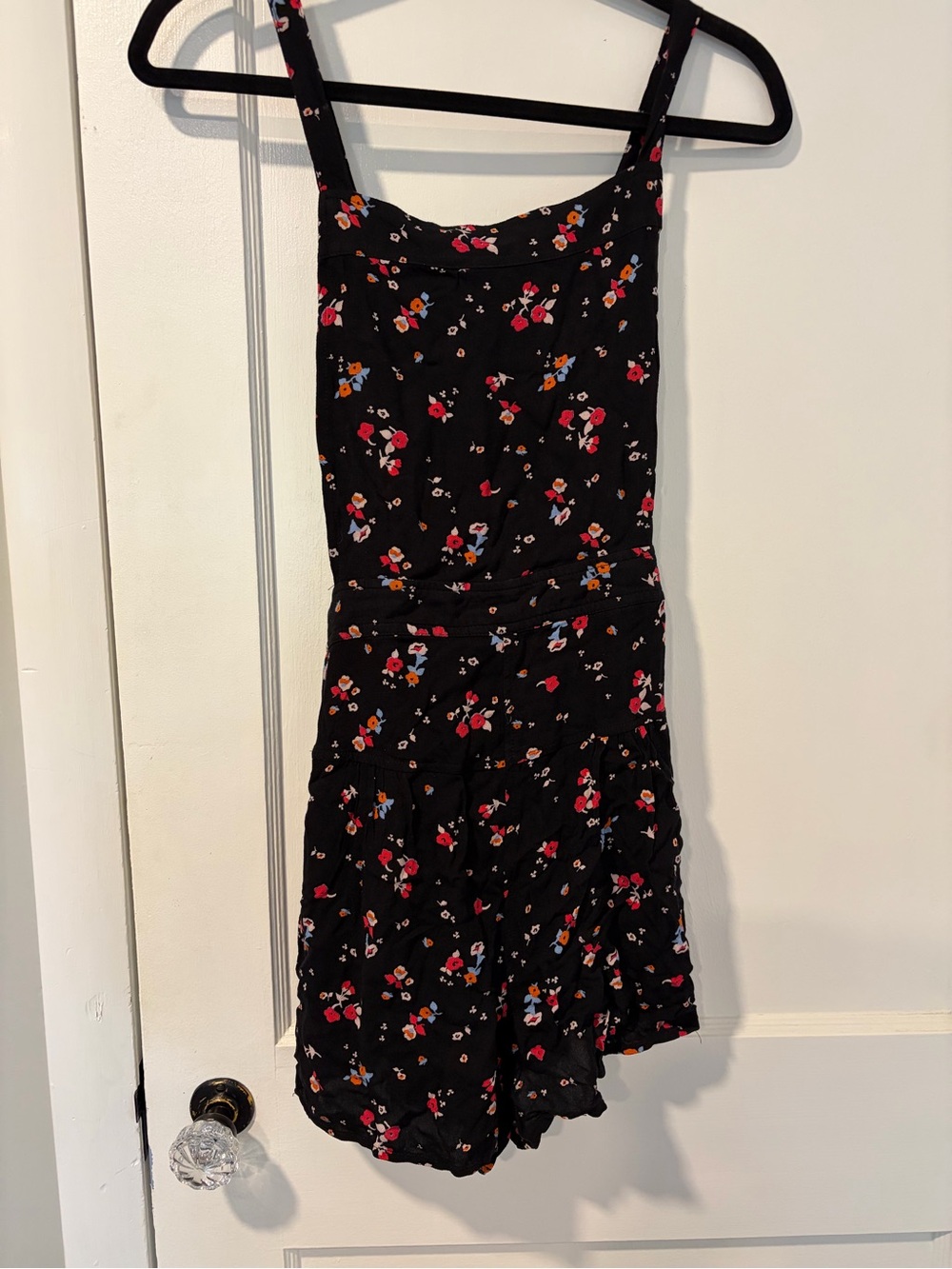 NWT Free People Black Floral Romper